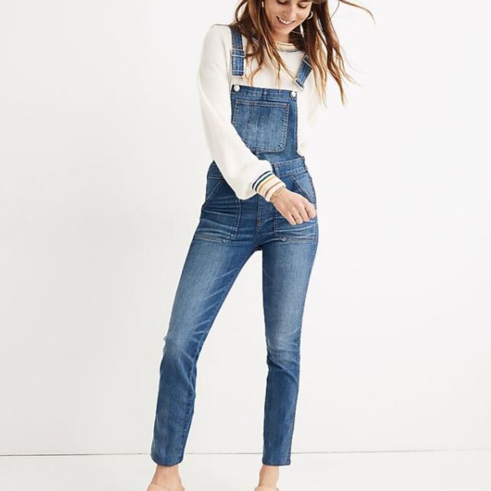 Madewell Blue Denim Jumpsuit